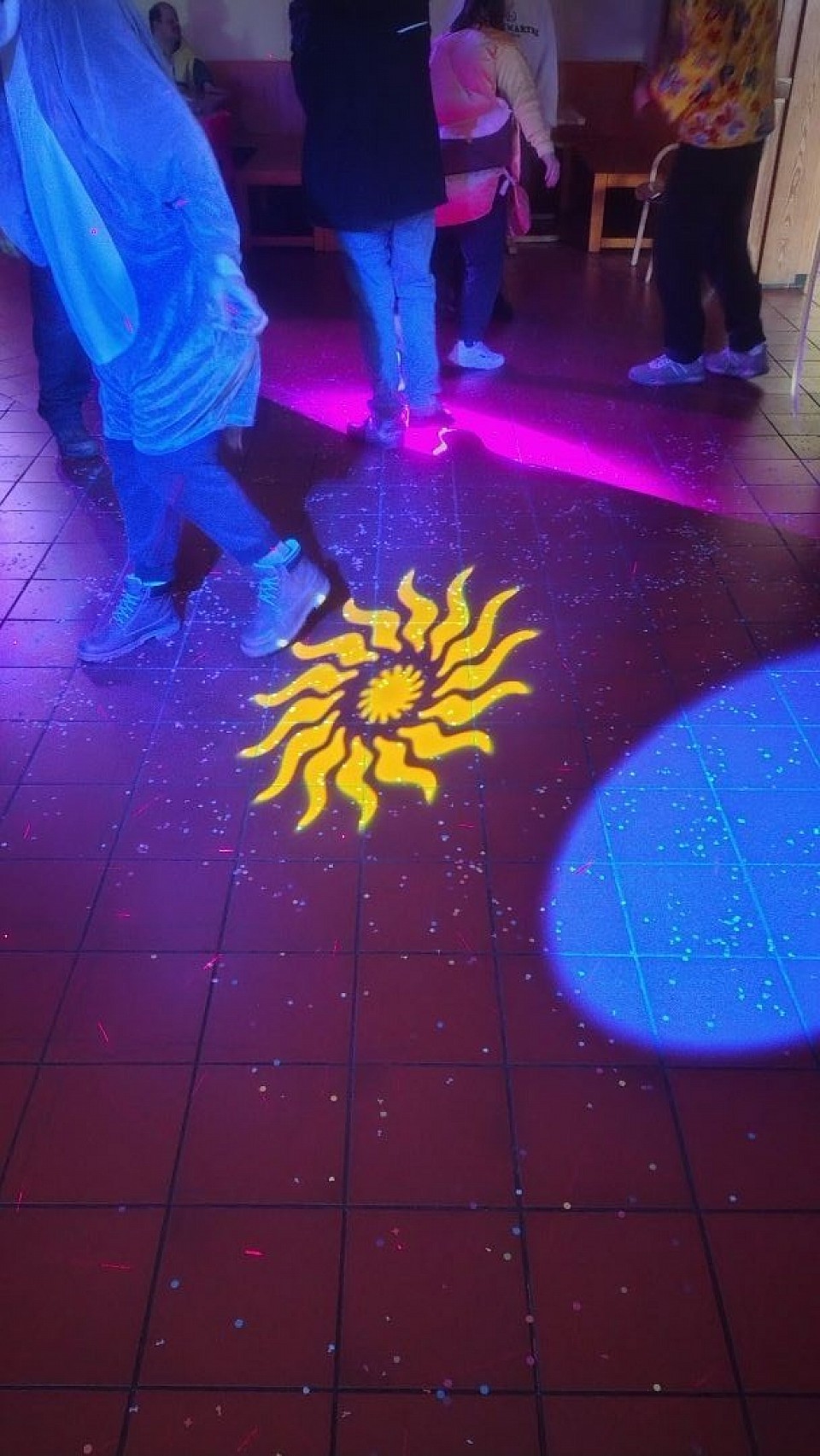 Movingheads auf dem Tanzboden